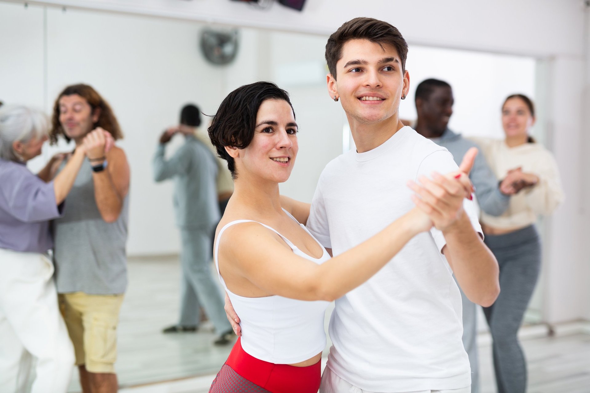 Zechariah White teaching ballroom dance lessons in Phoenix
